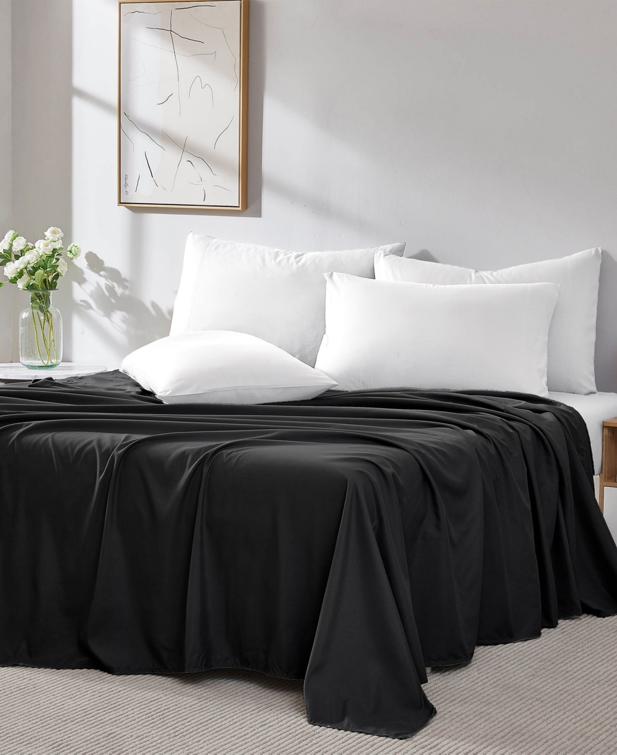 Southshore Fine Linens Vilano Premium Ultra Soft 2-Pack Flat Sheet Set
