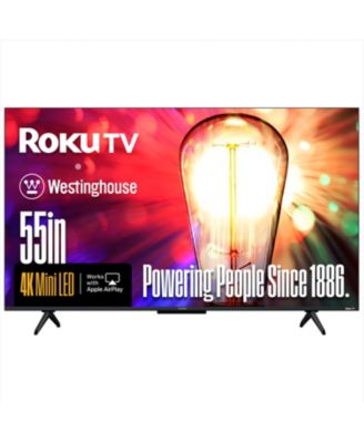 55" Mini-LED 4K UHD Roku TV w/ QLED, Dolby Vision, Apple HomeKit & AirPlay 2
