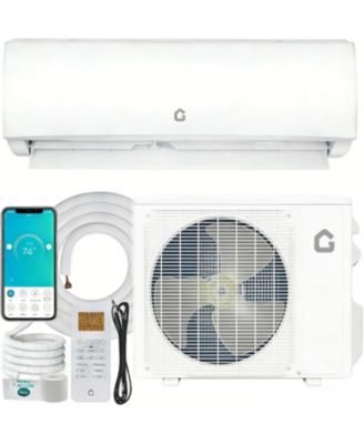 11500 BTU Mini Split AC and Heat Pump, 17 SEER2 Inverter, WiFi and Alexa, Cools 750 Sq. Ft, 115V Kit