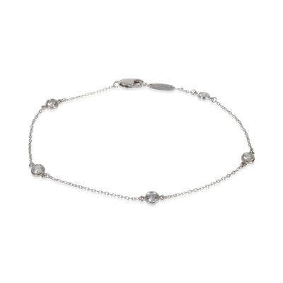 Pre-Owned Tiffany Co Platinum Diamond Elsa Peretti Diamond By The Yard Bracelet - Platinum 3250$