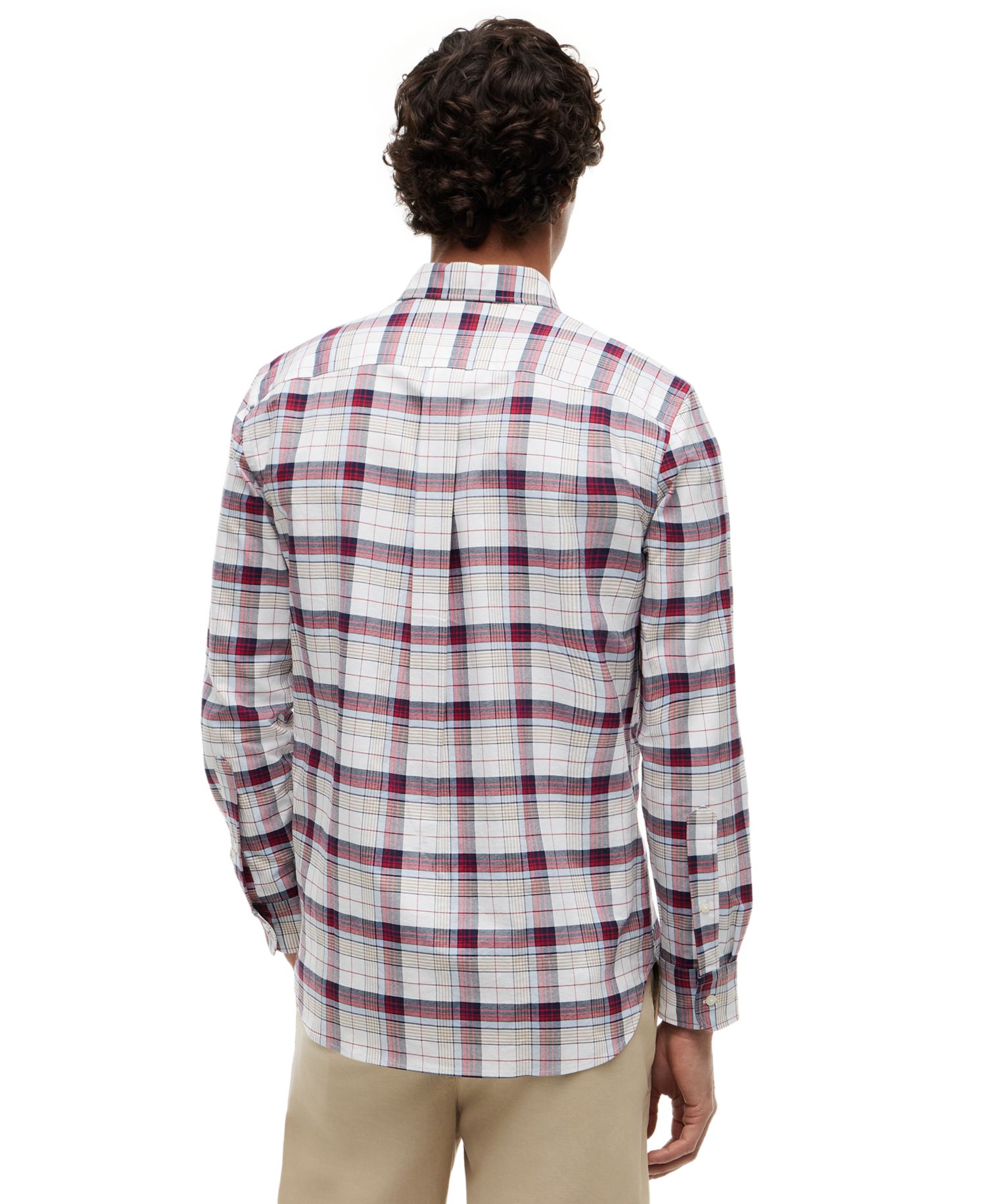 Men's Oxford Medium Check Regular-Fit Shirt