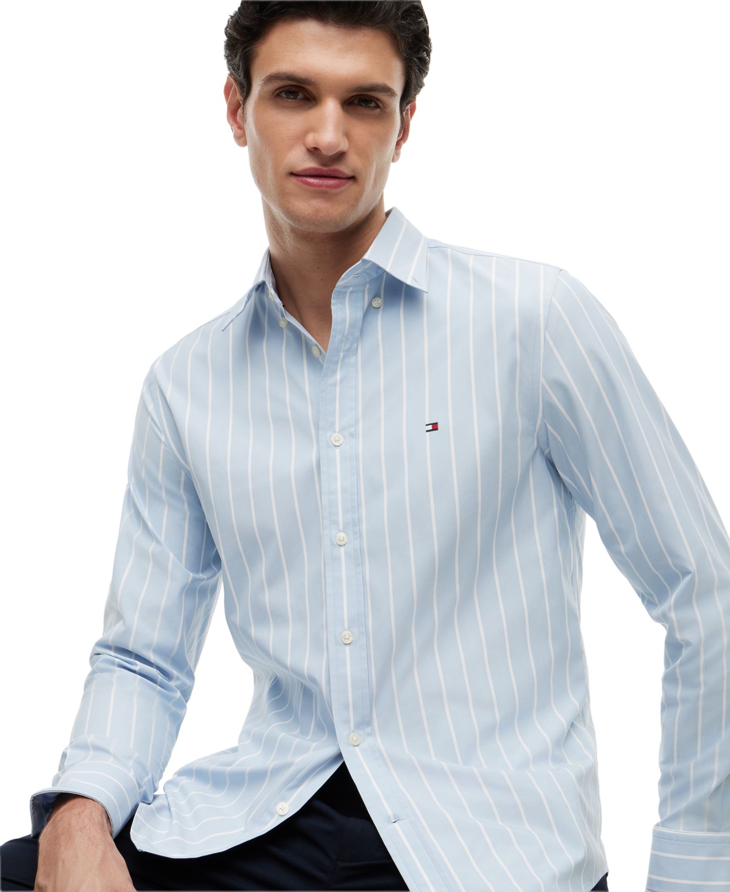 Men's Performance Poplin Stripe Shirt