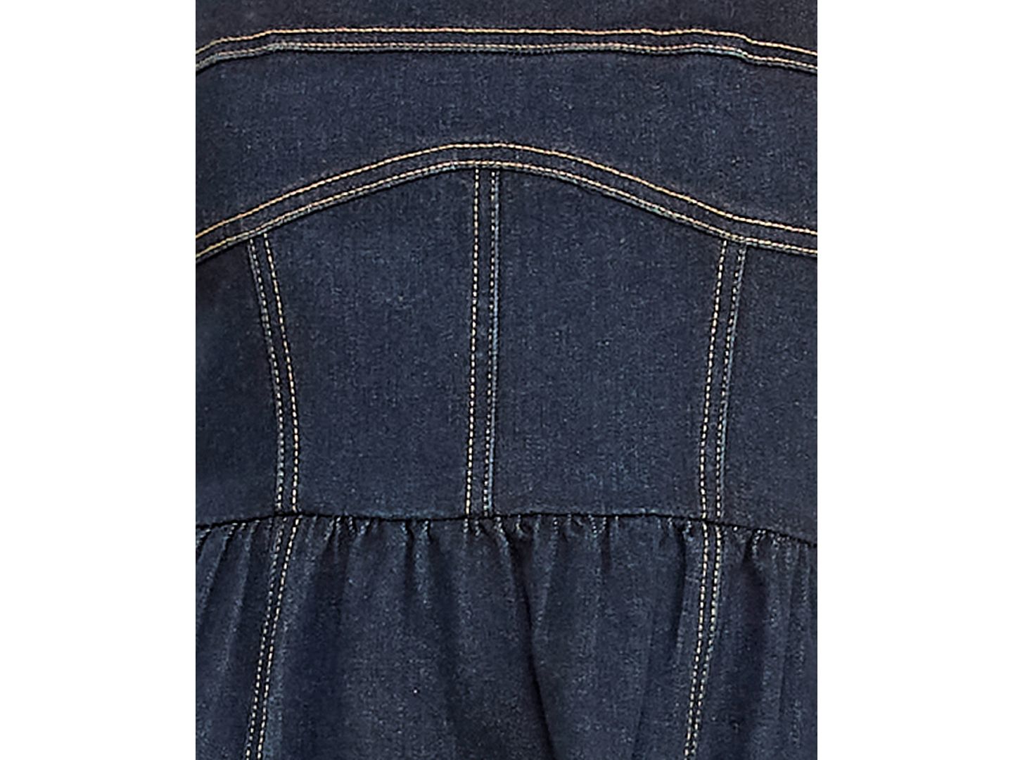 Женское платье Rare Juniors' Indigo Denim Sweetheart Midi, цвет: Джинсовый — фото 5