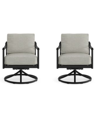 Agio Wellington Outdoor Swivel Rockers, Set of 2