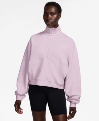 24.7 Impossibly Soft Women's Dri-FIT Oversized 1/2-Zip Top