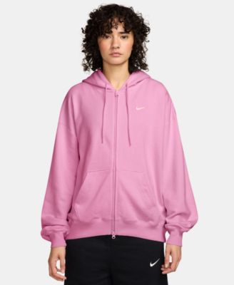 Women's Studio Fleece Light Weight Oversized Full-Zip Hoodie