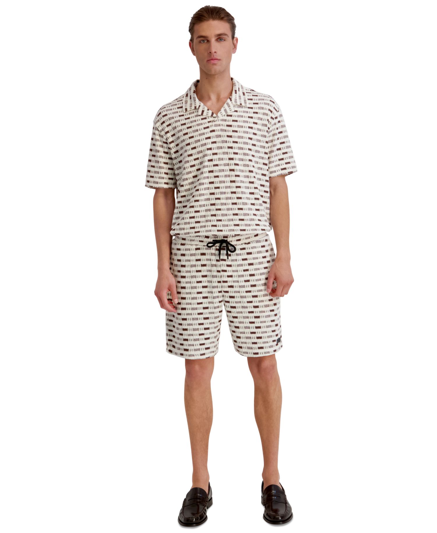 Men's Closed Weave Knitted Pull-On Shorts