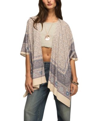 Women's Printed Pull-On Kimono