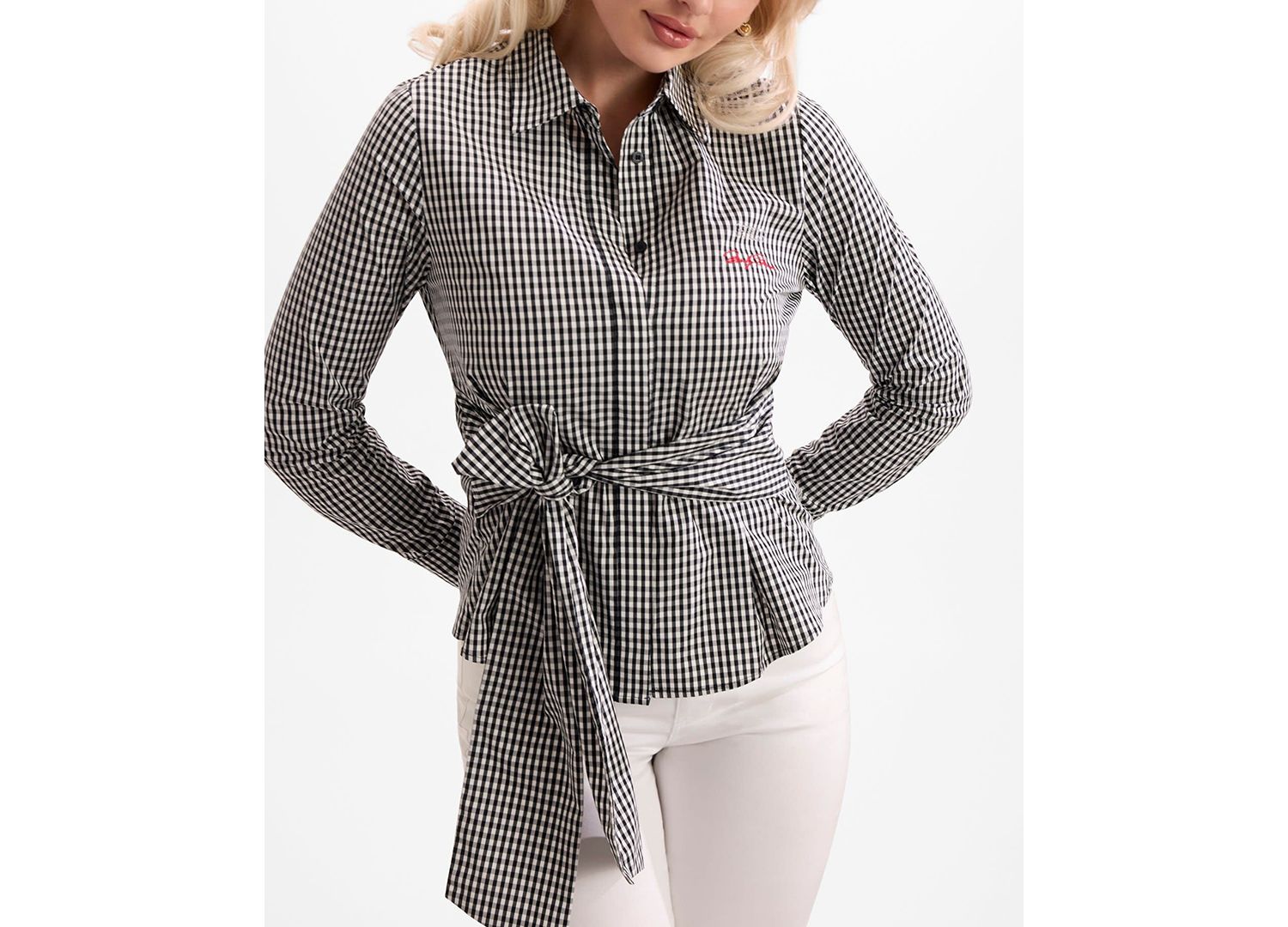 Women's Marilyn Knot Slim-Fit Shirt
