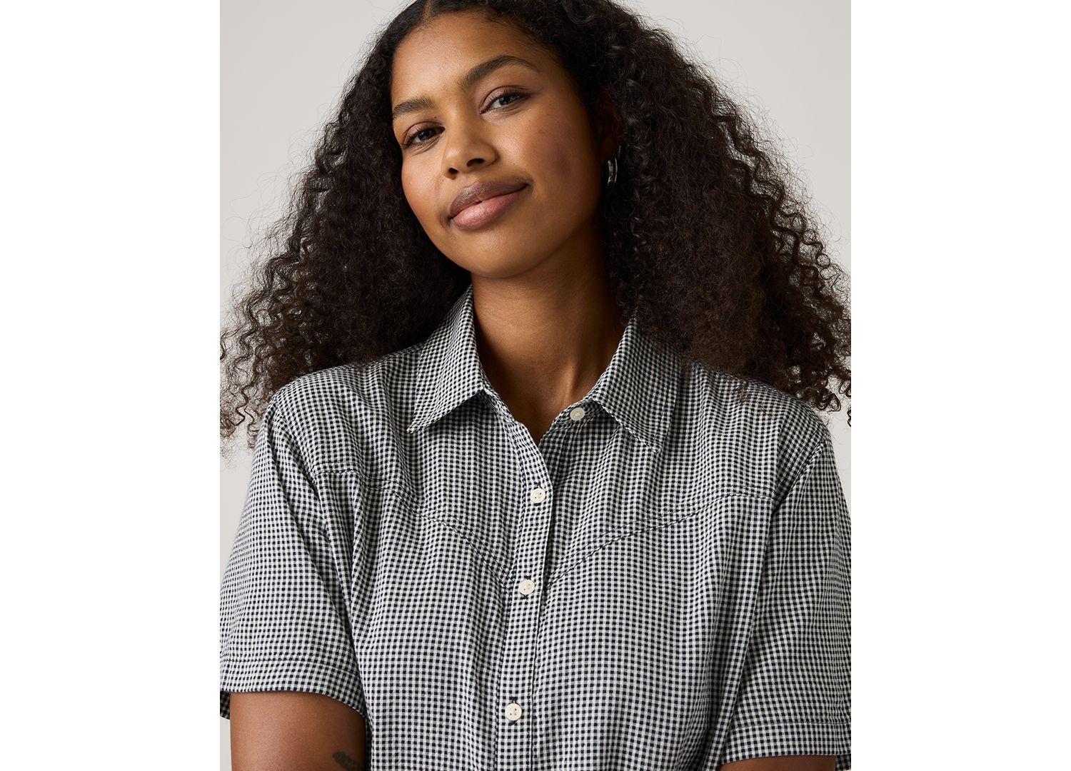 Women's Cielle Short-Sleeve Collared Mini Dress
