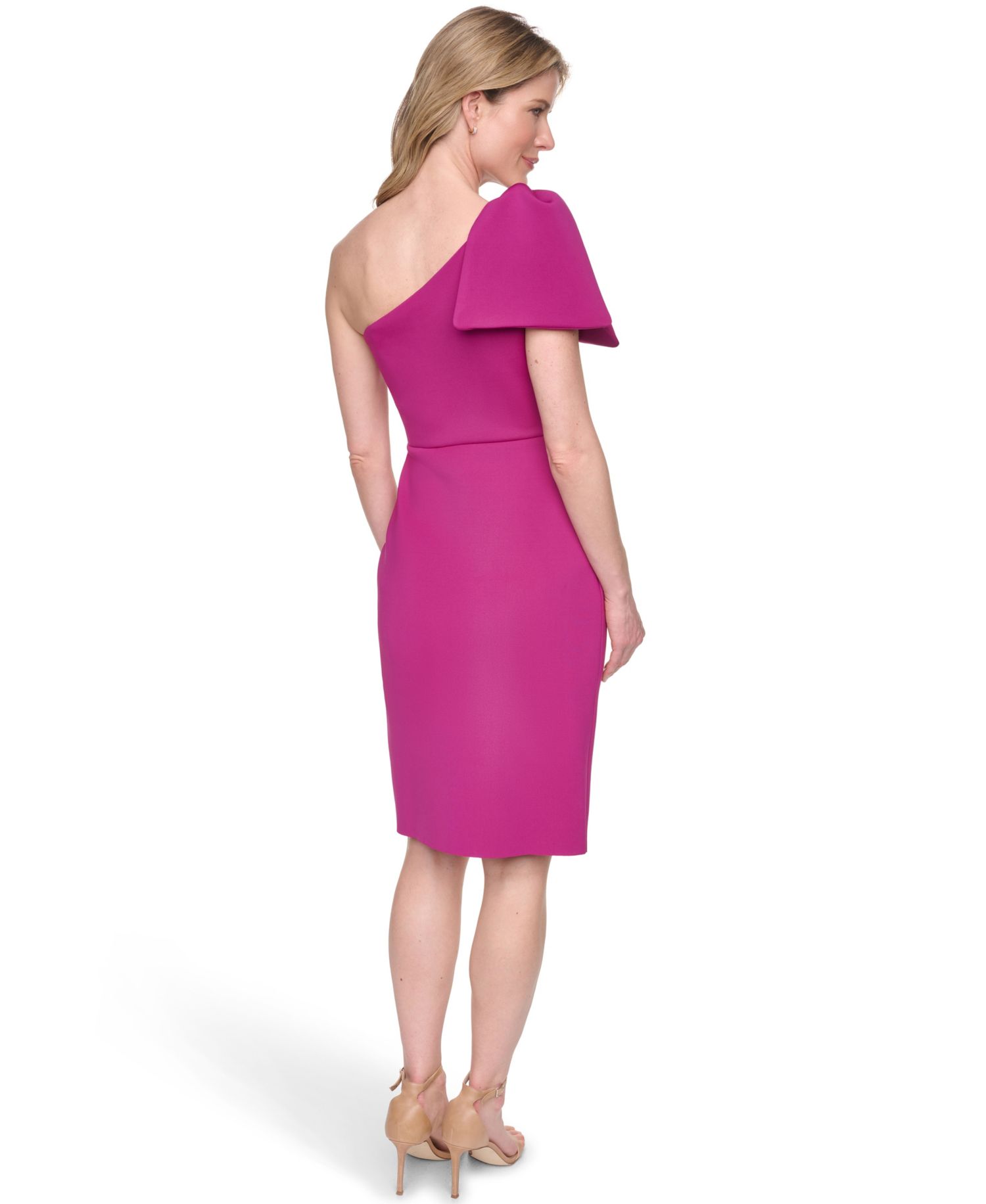 Women's One-Shoulder Shoulder Drape Dress