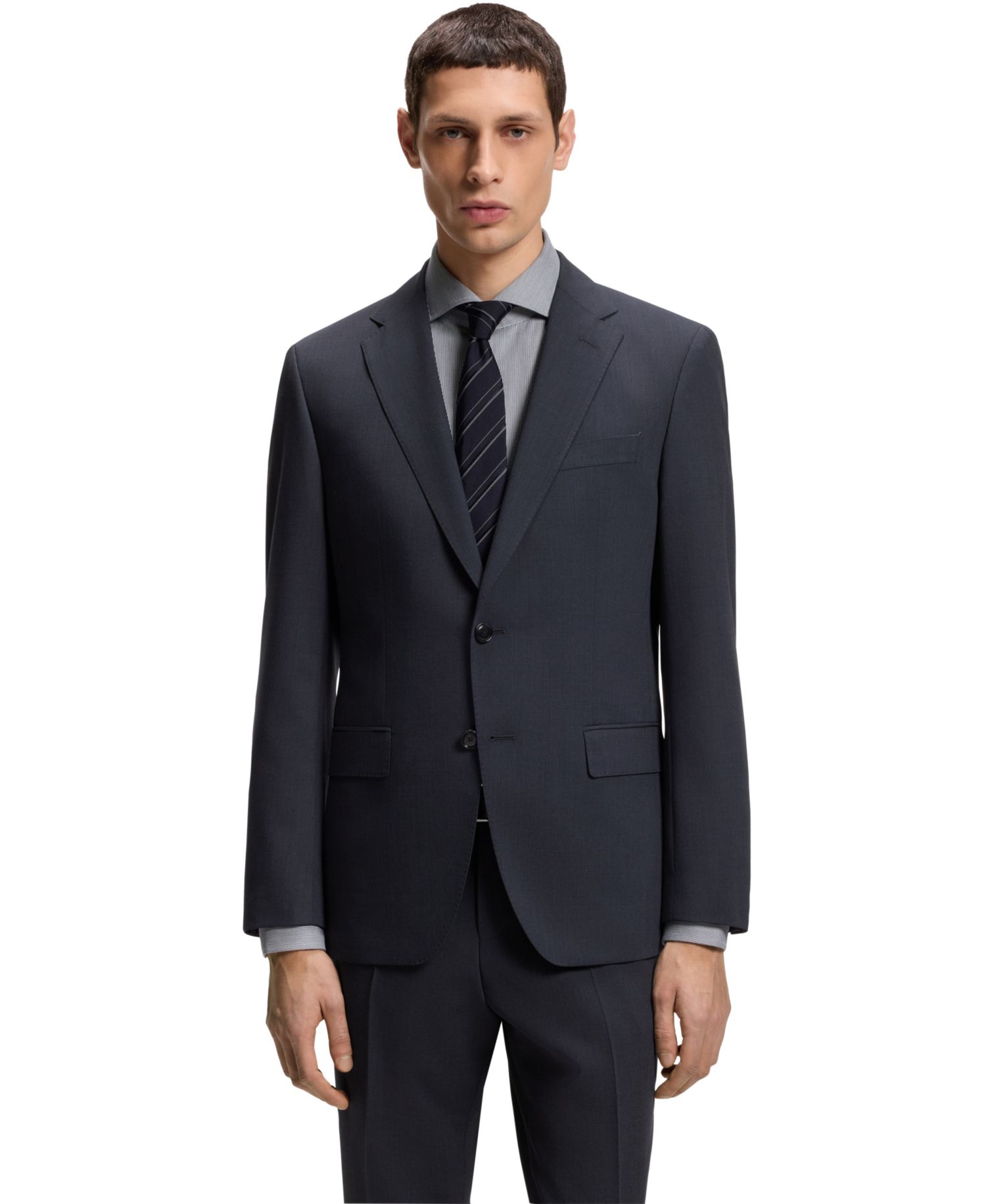 Men's Washable Stretch Fabric Slim-Fit Blazer