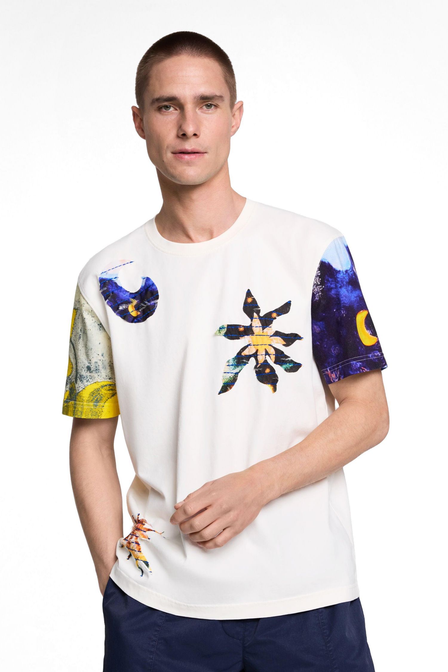 Men's Cosmos print T-shirt