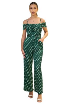 Women's Spot Bardot Jumpsuit