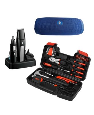 Ultimate Men’s Package – Tool Kit, Wireless Speaker & Grooming Set for Everyday Excellence