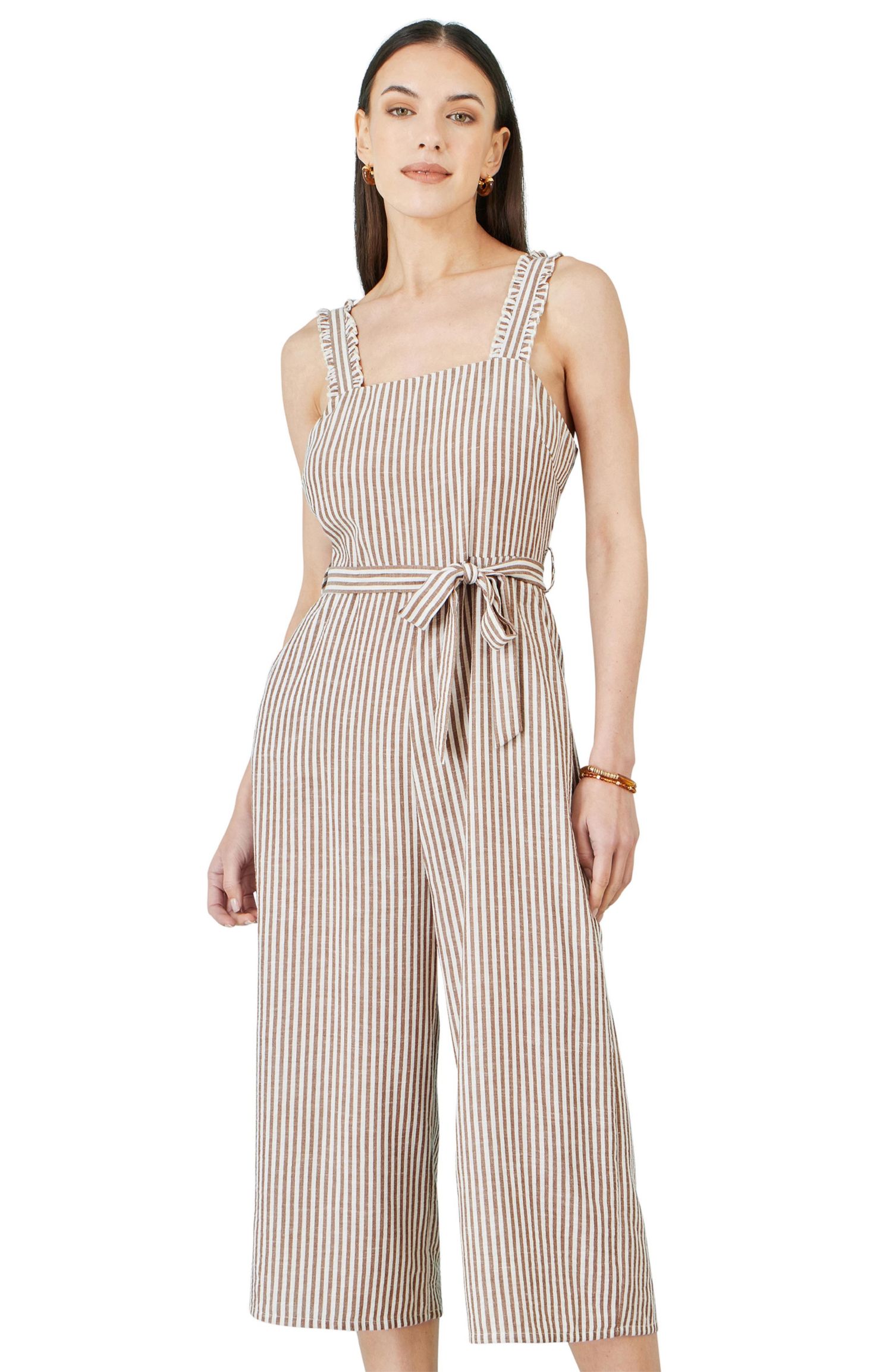 Women's Stripe Strappy Jumpsuit