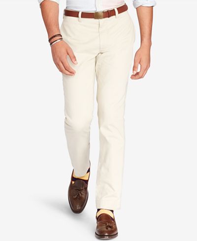 Polo Ralph Lauren Men's Slim-Fit Chino Pants - Pants - Men - Macy's