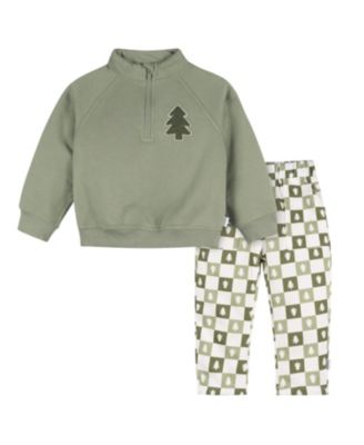 Toddler Boys 2-Piece Fleece Top and Pants