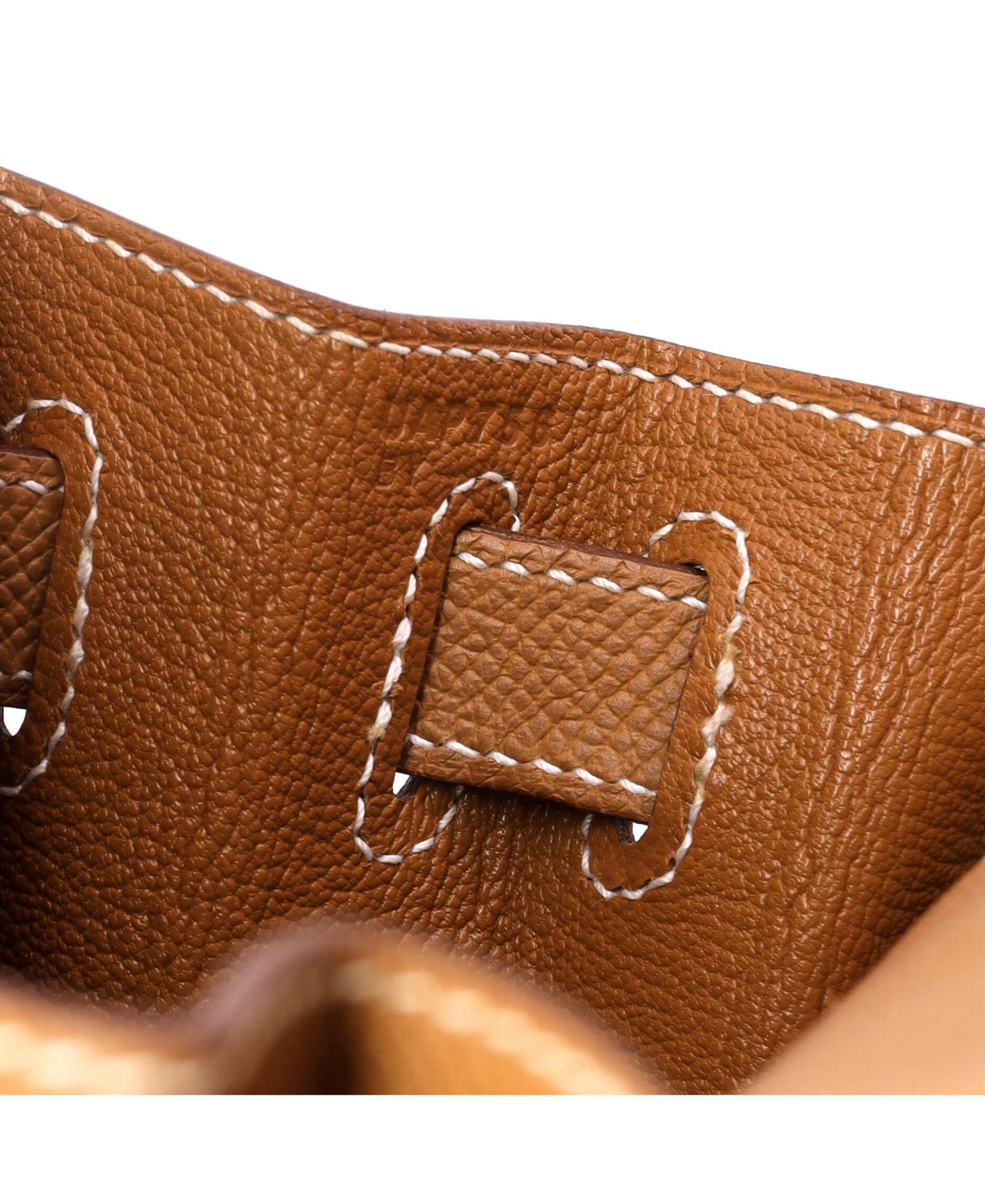 Kelly 28 Handbag Brown Epsom with Palladium Hardware