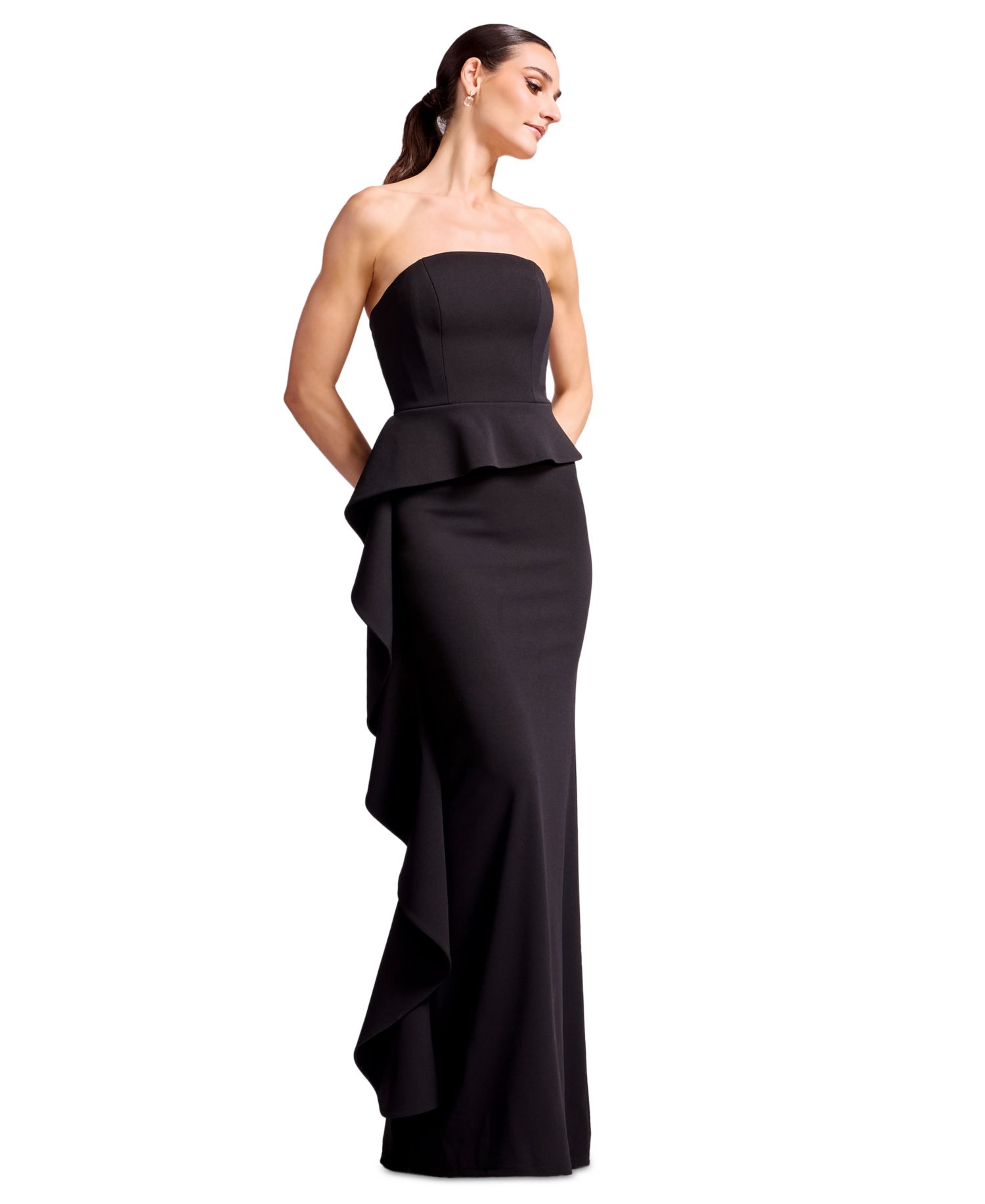 Women's Strapless Sheath Gown