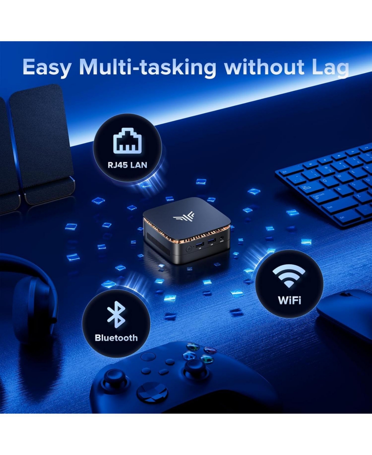 Kamrui Essenx E1 Mini Pc, Windows 11 Pro Intel N95 16GB Ram 1TB Ssd, Dual 4K Hdmi+Dp, Dual WiFi Business Home Office