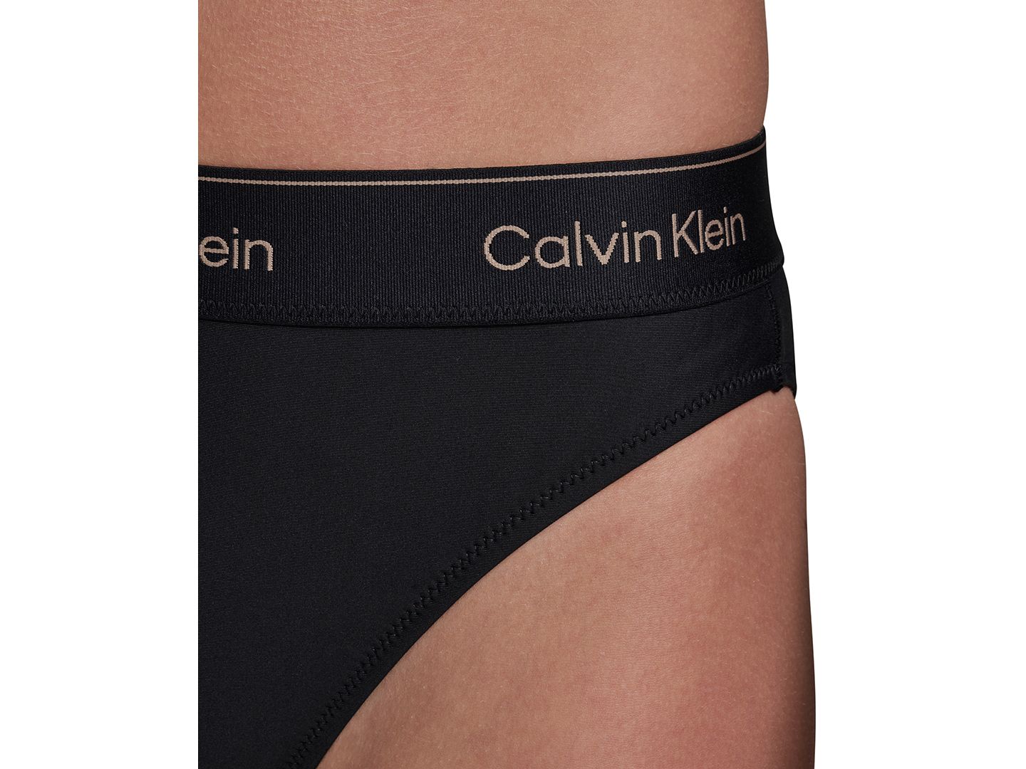 Комплект бикини, V-образный вырез, 2 предмета — Calvin Klein, цвет: Чёрный — фото 4