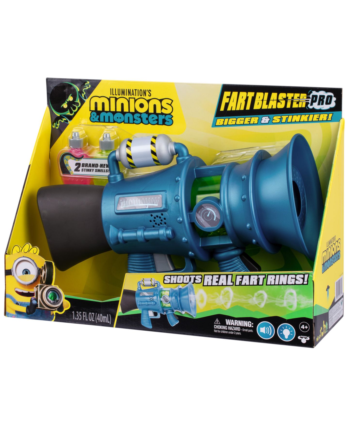Детская игрушка Despicable Me Minions Supreme Fart Blaster with 2 Scent Refills, Ages 4+ — фото 5