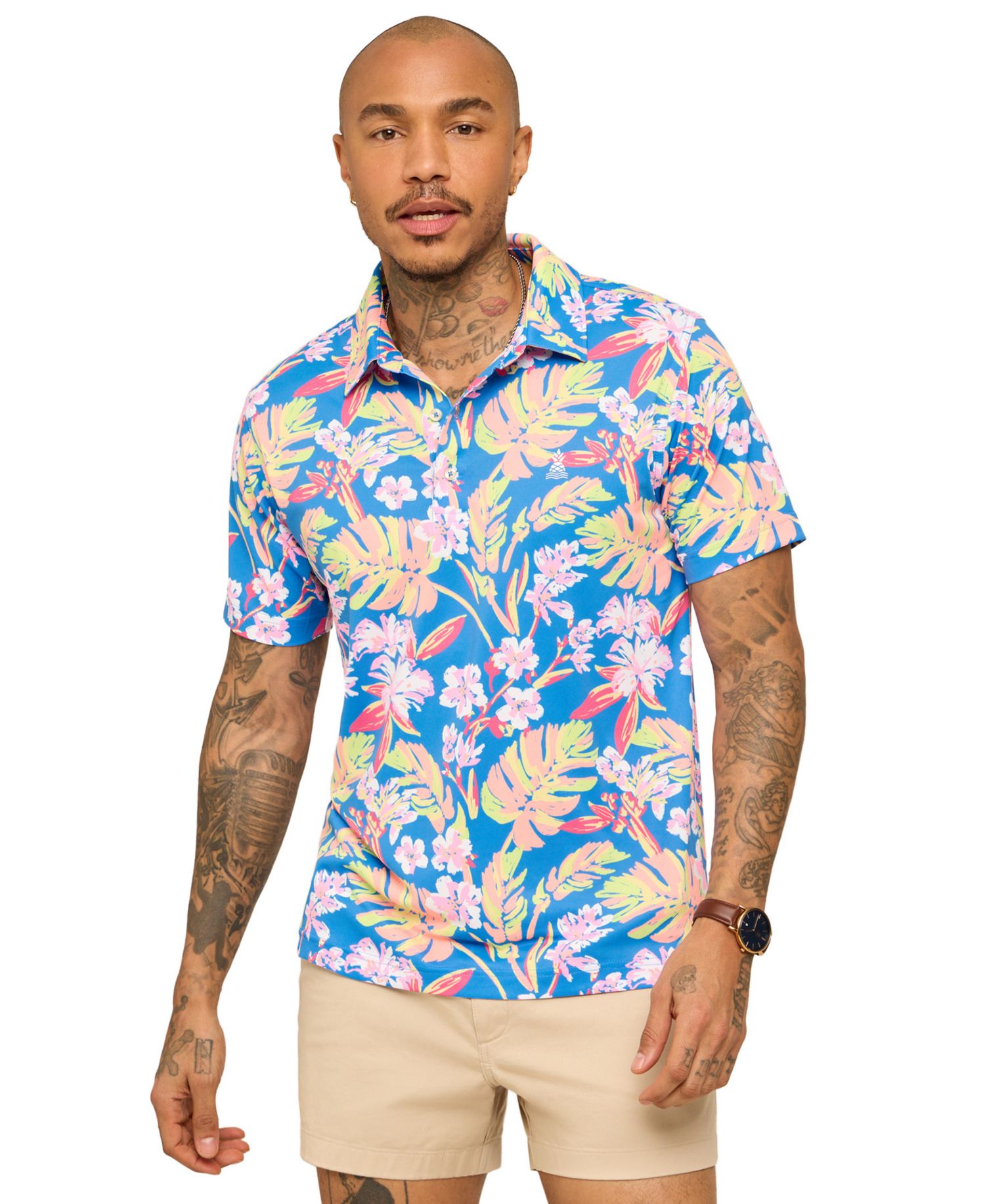 Men's Garden Glow Short-Sleeve Polo Shirt