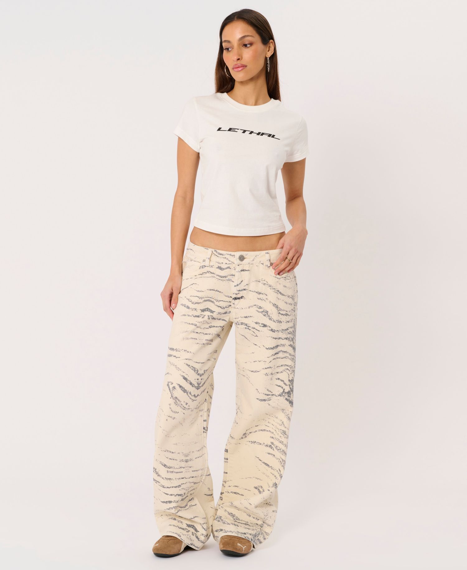 Women's 99 Valentina Baggy-Fit Wide-Leg Jeans