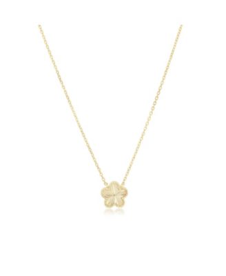 The Lovery Fluted Single Flower Necklace 14K Gold-Plated Sterling Silver - Gold 108$