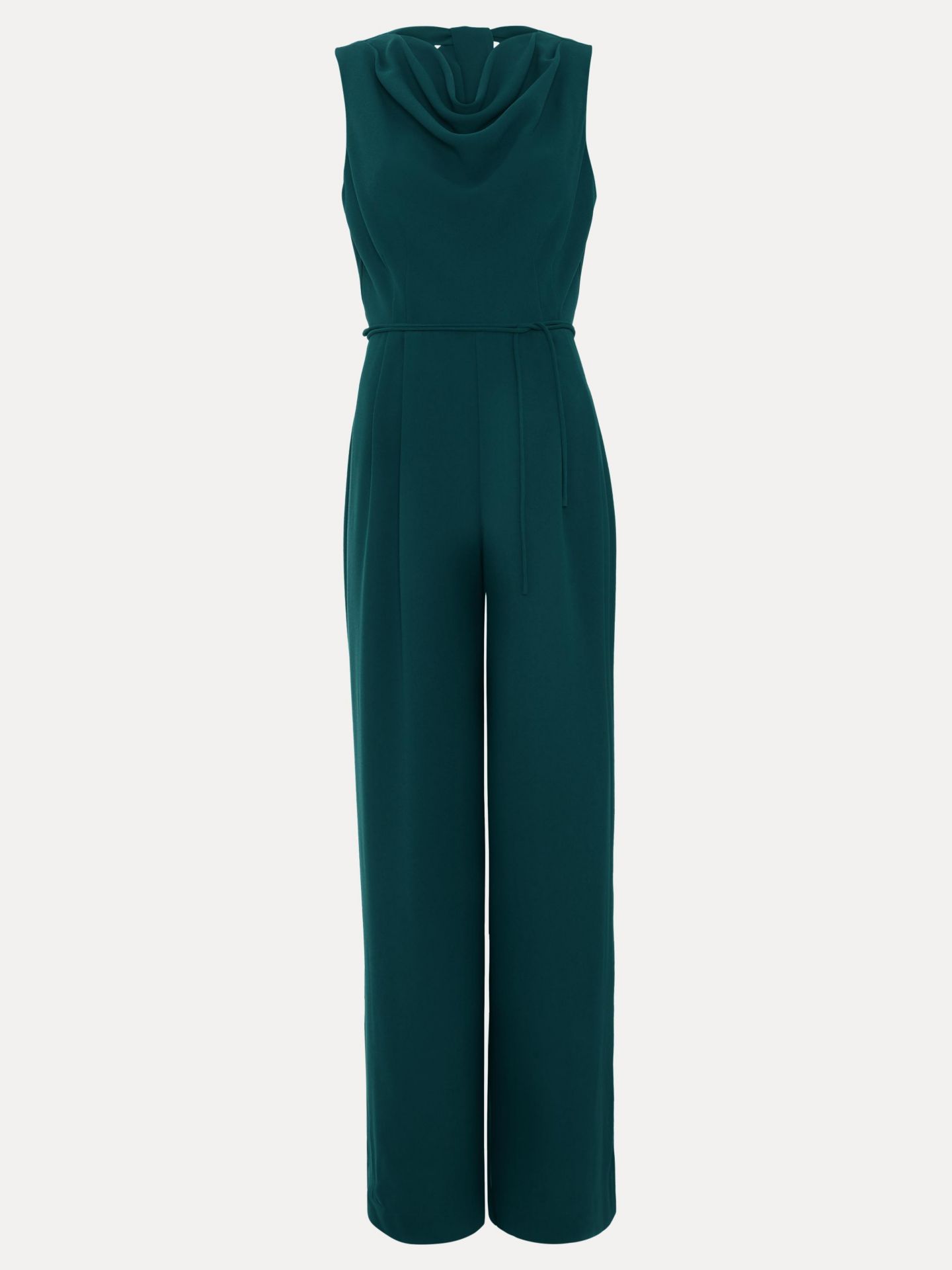 Женский комбинезон Phase Eight Monique Cowl Neck Wide Leg Jumpsuit, цвет: Зелёный — фото 8
