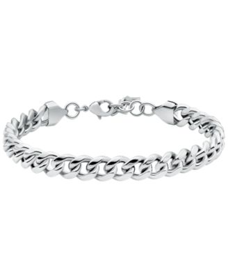 Faceted Curb Chain Bracelet