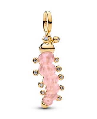 Pink Caterpillar Charm