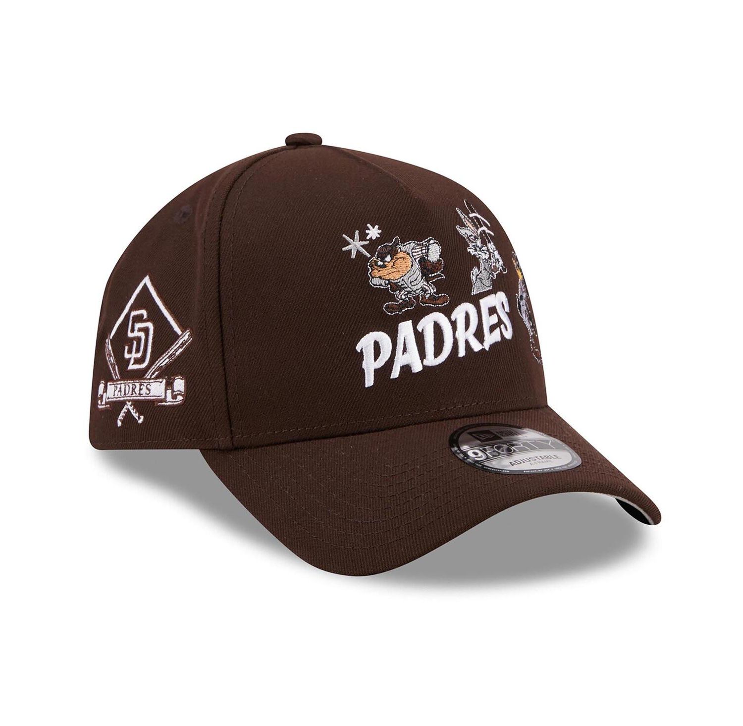 Men's Brown San Diego Padres Looney Tunes A-Frame 9FORTY Adjustable Hat