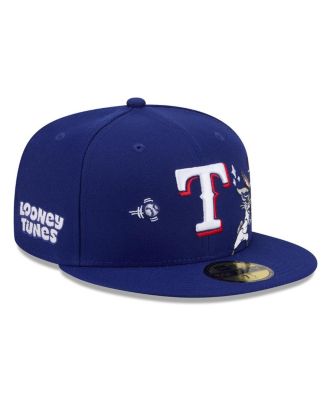 Men's Royal Texas Rangers Looney Tunes Bugs Bunny 59FIFTY Fitted Hat