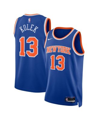 Men's and Women's Tyler Kolek Blue New York Knicks Icon Edition Swingman Jersey