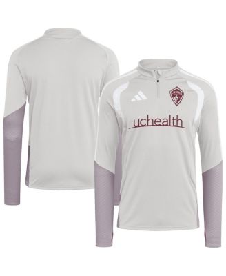 Men's Silver Colorado Rapids 2026 Tiro Competition Quarter-Zip Training Sweatshirt