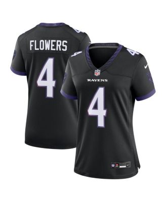 Women's Zay Flowers Black Baltimore Ravens Alternate Game Jersey