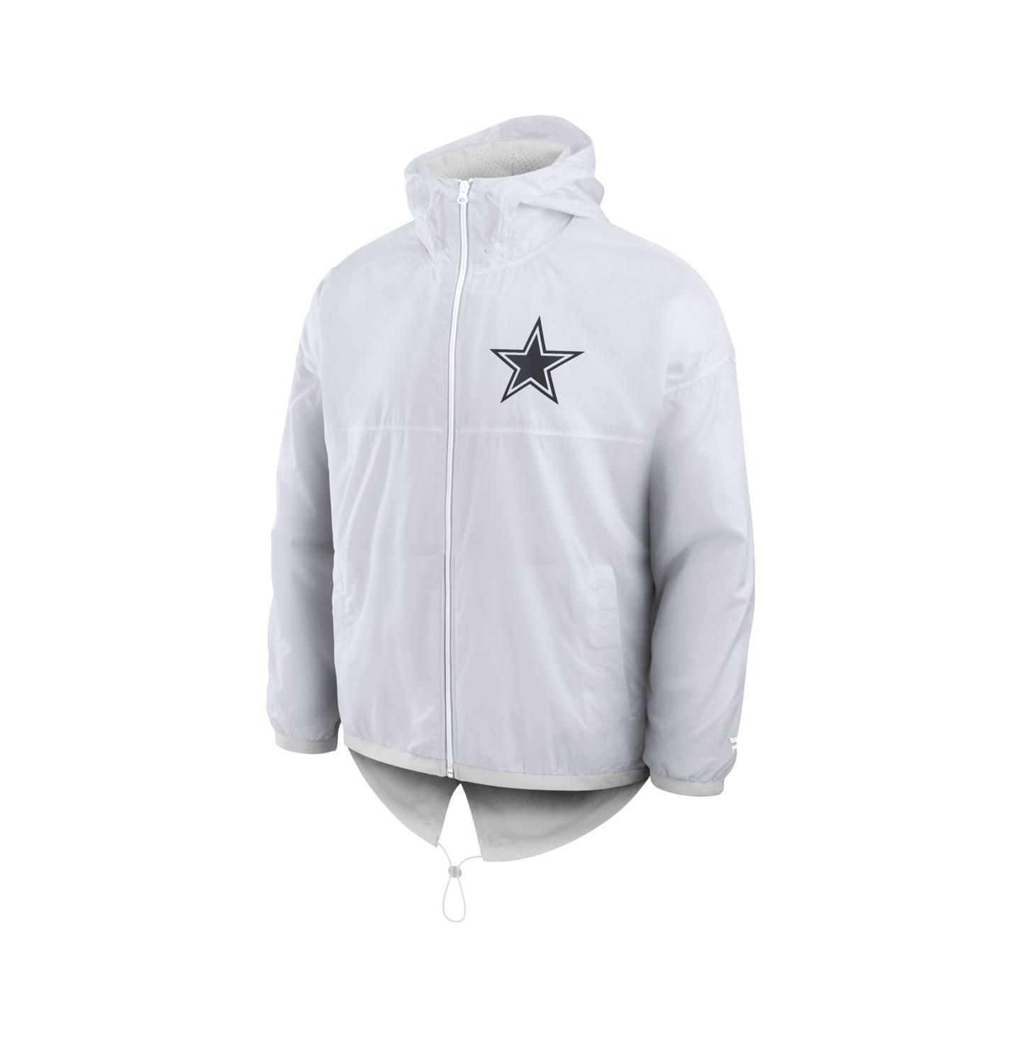 Мужская куртка Fanatics White Dallas Cowboys Type Play Down Full-Zip — фото 2