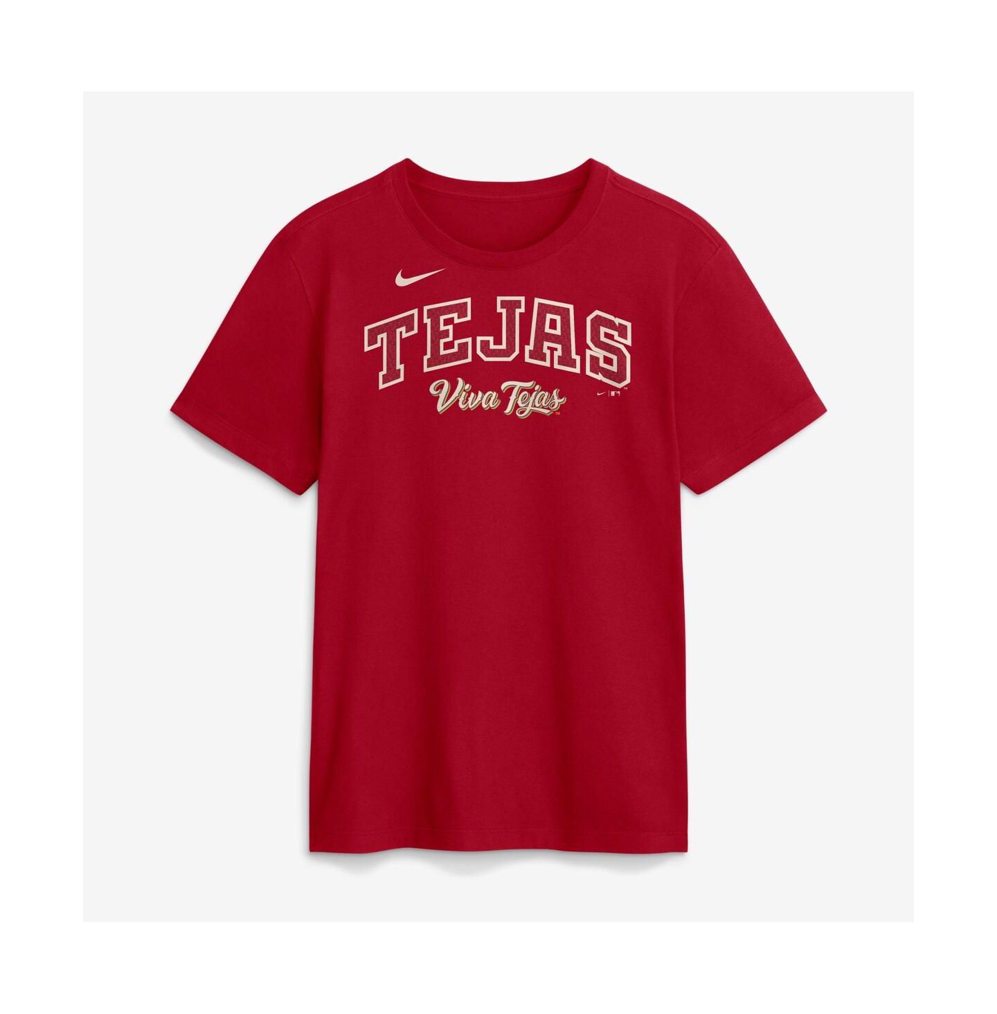 Мужская футболка Nike Red Texas Rangers 2026 City Connect Wordmark — фото 1