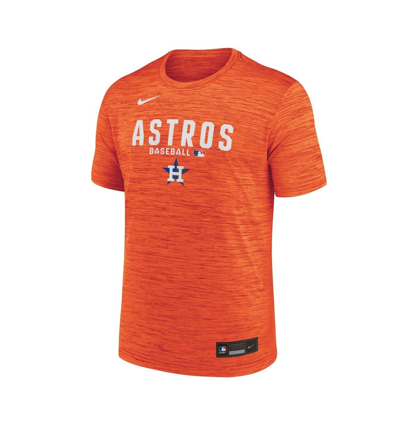 Мужская футболка Nike Orange Houston Astros Authentic Collection Velocity Dri-FIT — фото 1