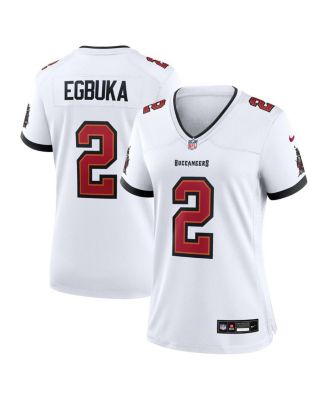 Women's Emeka Egbuka White Tampa Bay Buccaneers Game Jersey