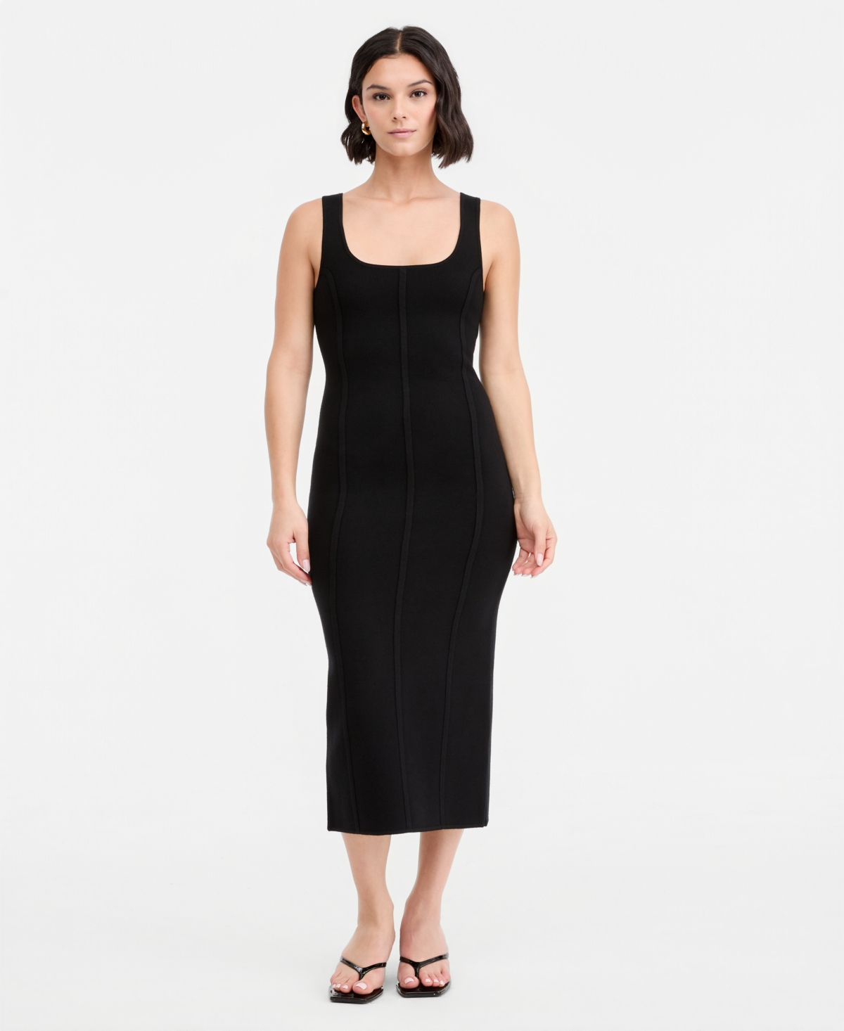 Bar Iii Women's Sleeveless Bodycon Sweater Knit Dress, Macy's Exclusive