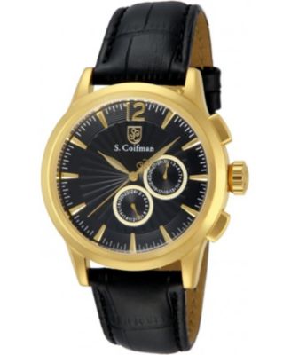 Men's S.Coifman SC0263 Heritage Quartz Chronograph Dial Watch
