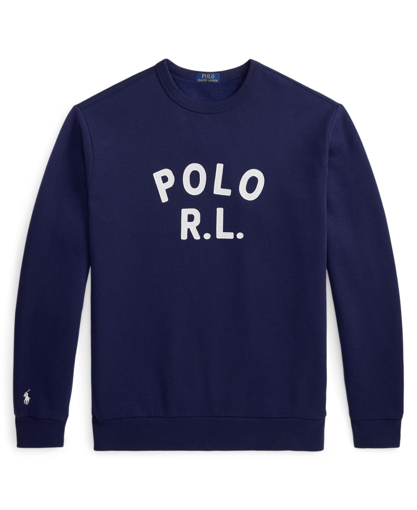 Мужские толстовки Polo Ralph Lauren Big & Tall Logo Fleece, цвет: Тёмно-синий — фото 6