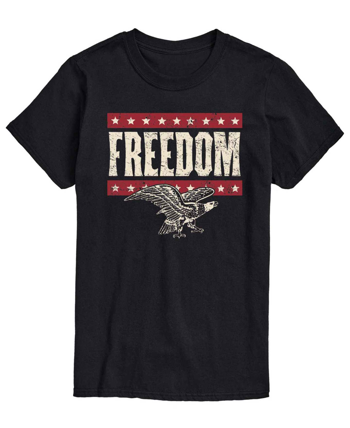 Мужская футболка AIRWAVES Freedom Short-Sleeve Graphic, цвет: Чёрный — фото 1