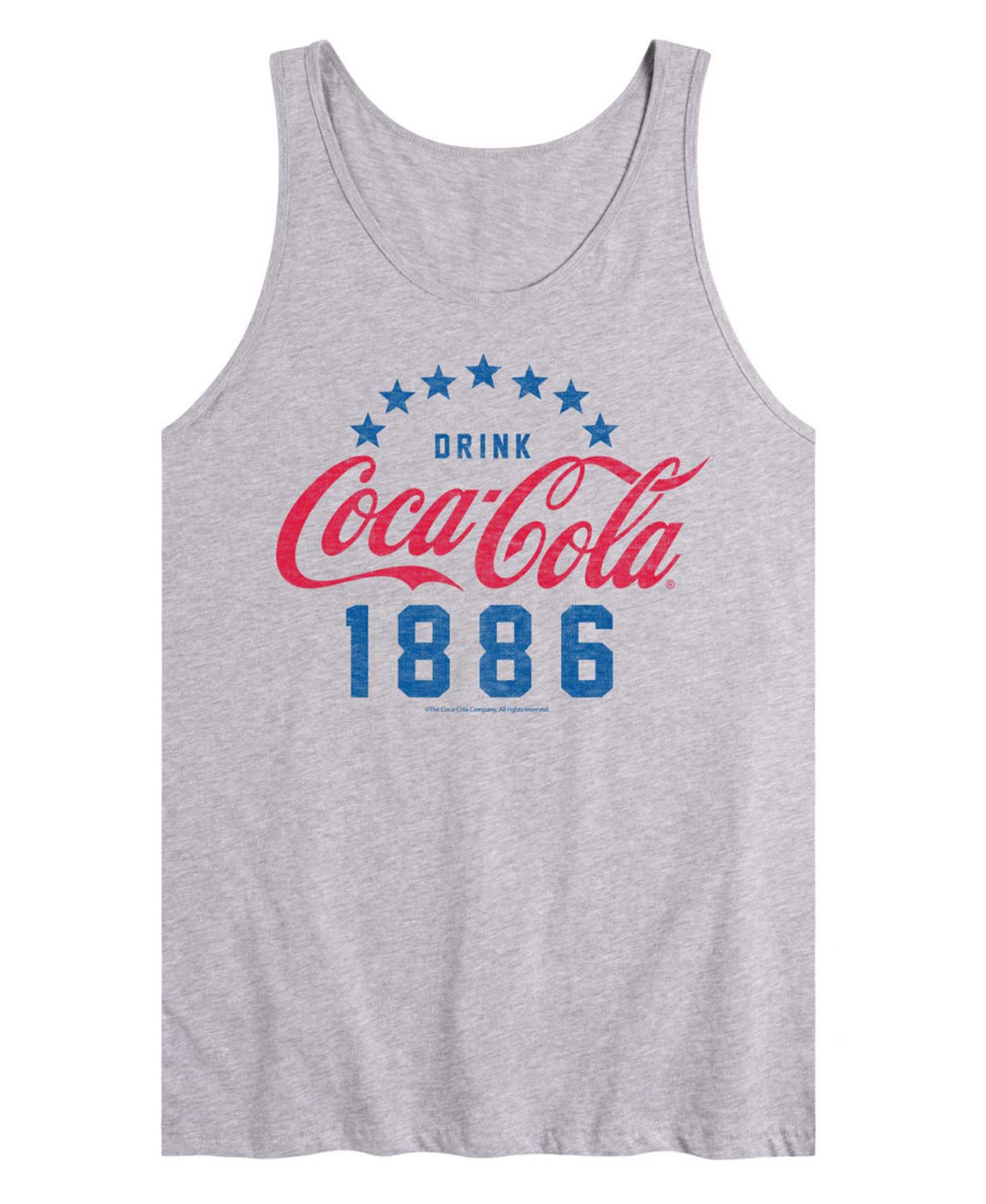 Men's Coca-Cola Star Circle Sleeveless Graphic Tank Top