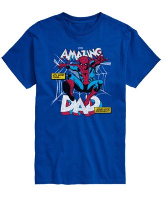 Men's Spiderman Amazing Dad Short-Sleeve Graphic T-Shirt