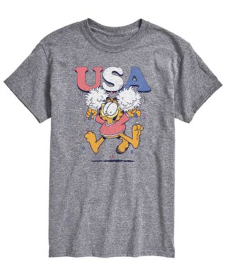 Men's Garfield USA Cheer Short-Sleeve Graphic T-Shirt