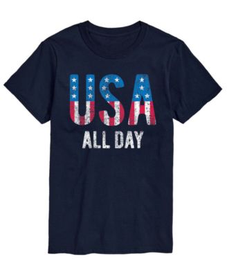 Men's USA All Day Flag Fill Short-Sleeve Graphic T-Shirt